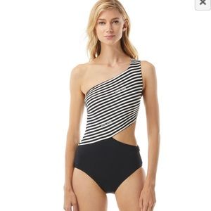 NWT Michael Kors one shoulder one piece
